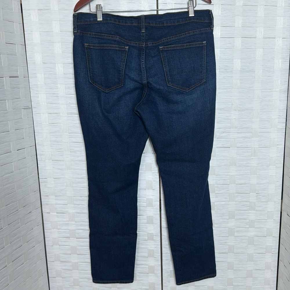 Old Navy Skinny Dark Wash 5 Pocket Jean Size 14 Short - Picture 4 of 11